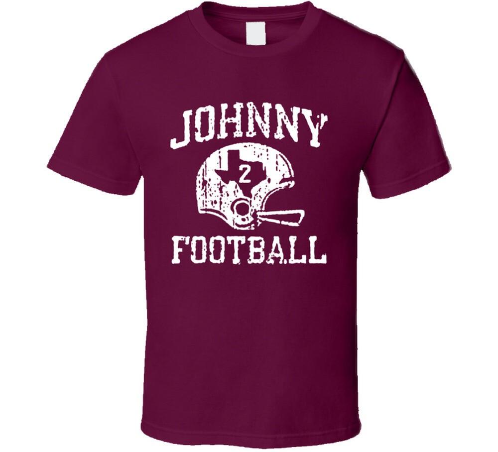 Джонни Футбол Техасский Мэнзиел Первокурсник Квотербек Т-Ширт Унисекс Т-Ширт M