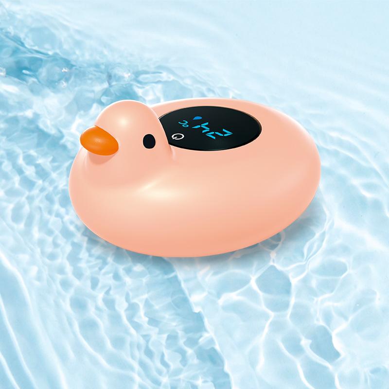 New Baby Bath Temperature Meter Floating Digital Water Baby Bath Temperature Meter LED Display Temperature Tester Safety Cartoon