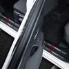Carbon Fiber Car Sticker Threshold Protection Strip Waterproof Protective Film For Peugeot 208 3008 308 2008 207 107 508 607 106