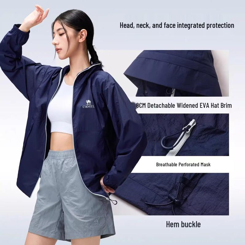 CAMEL G028 Unisex Ice-Feel UV Protection Outdoor Jacket