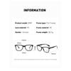 Square Frame Multifocal Photochromic Reading Glasses Men's Business Anti Blue Light Multifocal Degree Glasses Near and Away+4.0