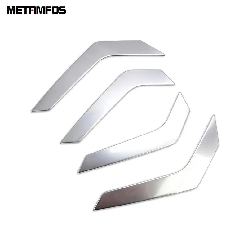 For Volkswagen VW T-cross Tcross - 2024 Steel Ide Door Armrest Handle Cover Trim Molding Sticker Interior Accessories