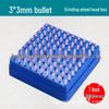 FY Red Corundum Grinding Head 3mm for Metal Mold with Chrome Steel & Ceramic Wheel.