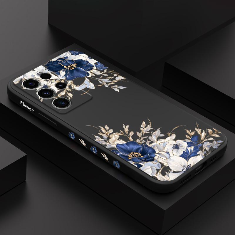 Brilliant Peony Phone Case For Samsung Galaxy S25 S24 S23 S22 S21 S20 S10 S10E Ultra Plus FE Note 20 Ultra Plus Cover
