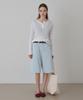 Kwinseulaebis Garment Dyed Bermuda Denim Pants_Light Blue_2Colors