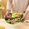 Folding Lotus Steamer Basket - Versatile, Food-Grade Plastic, Available in Various Colors