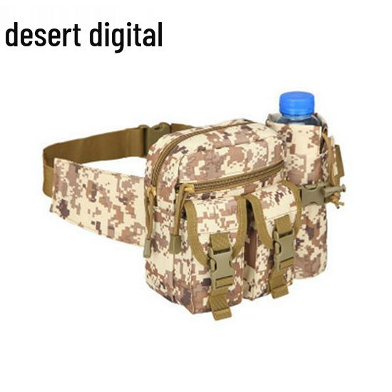 Tactical Waist Bag for Outdoor Sports: Cycling, Travel, Men's & Women's Multi-Use Bag with Water Bottle Holder