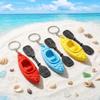 PLA Kayak Keychain Oars Shaped Boat Pendant Funny Key Ring  Daily Use