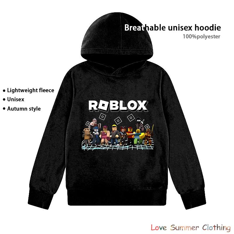 Roblox Kids Zip Hoodie for Kids Ages 4-14 Multiple Pattern Options Unisex Lightweight Zip Jacket HD Print Easy Wear Sporty and Casual Style Polyester