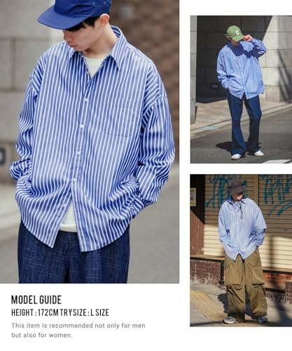 [IMPROVES] [NULL] Striped Long Sleeve Shirt