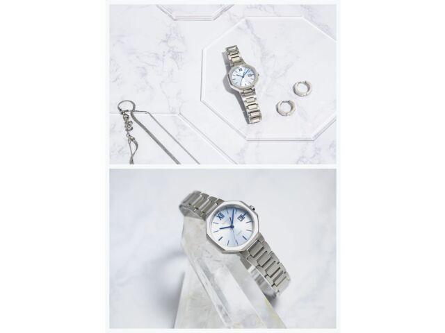 Casio SHEEN SHS-4529D-7AJF Solar Sapphire Model Analog Watch Octagon Case 28mm