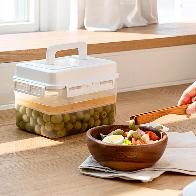 4/5L Pickle Jar Leakproof Pickle Fermentation Container For Gherkin Sauerkraut Kimchi Storage Container And Fermentation