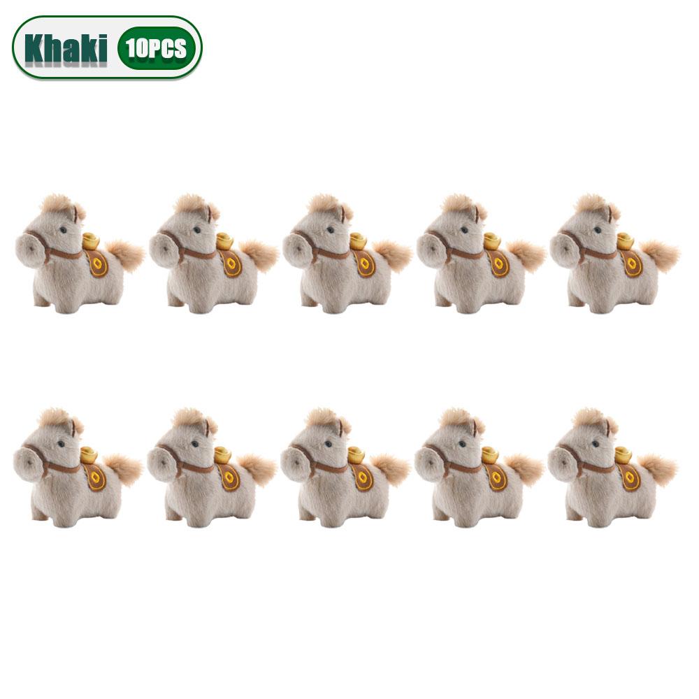 1-20 Stück Neu Heiß Verkauft Pony Plüsch Schlüsselanhänger Anhänger Maskottchen Puppe Schreibtisch Pony Rucksack Anhänger Plüschpuppe Ornament Kreative Geschenke