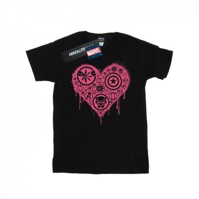 Womens/Ladies I Heart Avengers Cotton Boyfriend T-Shirt