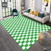 Tappeto a scacchiera nel soggiorno Tappeto in stile nordico Tappeto geometrico comodino Tappetino da pavimento Decorazione camera da letto per giovani Tappeto da ingresso