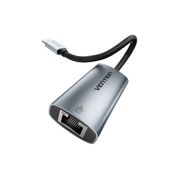 Adaptateur USB-C - VENTION - Gigabit Ethernet - 0.15m - Câble réseau - Connecteur USB-C