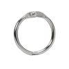 15/20/25/30/35/40/45/50 mm CARDS Albums Binding Shifting Key Chain Opening Circle  Metal Rings Clip Adjustable Leather Rivets