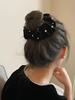 1 Pcs Fashion Simple Flocking Black Pearl Headbands Women Girls Party Hair Accessories