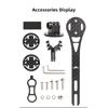 Carbon Fiber Computer Mount Holder Bicycle Bracket Stopwatch Speedometer Road Bike Compatible For Garmin Bryton