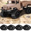 4pcs RC Car Tire Wheel Rubber Crawler Tyre for WPL 116 RC Military Truck