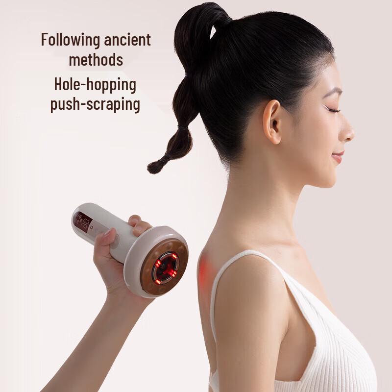 Ke Ai Yuan Su Red Bianstone Multi-functional Massage & Cupping Device