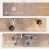 Floor Mat, Office Chair, for Carpet, 90 x 120 cm, Transparent