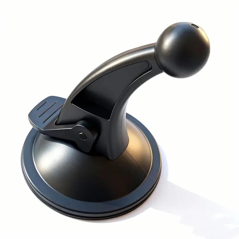 17mm/0.66in Ball Head Suction Cup Mount Holder Bracket Support Windscreen Dashboard Fits for Car Phone Garmin GPS Navigator