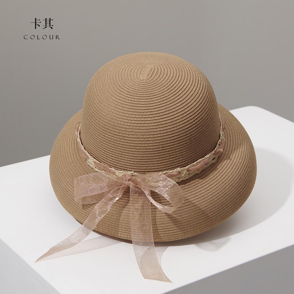 Sunscreen Straw Hat Is a Must-have Straw Hat for Women To Go Out In Summer. Small Bucket Hat for Shopping and Sun Hat