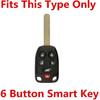 Key Fob Cover for Honda Odyssey: 2Pcs 6 Buttons Silicone Car Key Case Protector Fit for 2011 2012 2013 Honda Odyssey N5F-A04TAA 3248A-A04TAA | Black