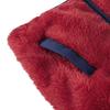 MIKI HOUSE Boa Fleece Solid for Boys and Size Red Vest, Warm, Logo, Color, Simple, Girls, Baby, Kids, Children's Clothing, Kindergarten, School,
