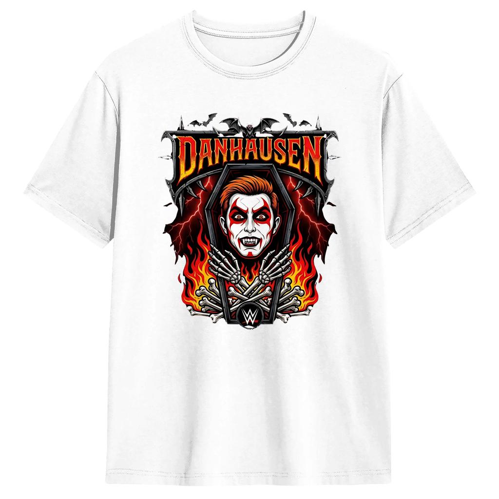 Men Funny Danhausen Wrestling T Shirts Pure Cotton Clothes Funny Short Sleeve Round Neck Tee Shirt Plus Size TShirt