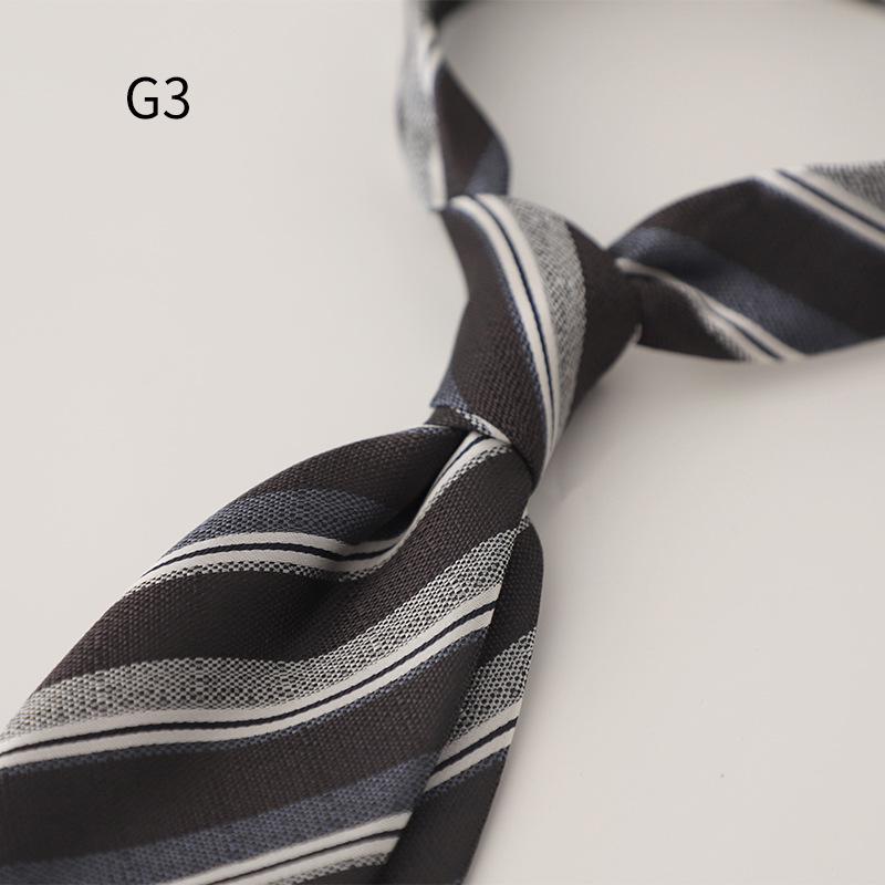 Ретро Деловой Мужской Галстук - Корейский В Горошек и Полоску Винно-Красный