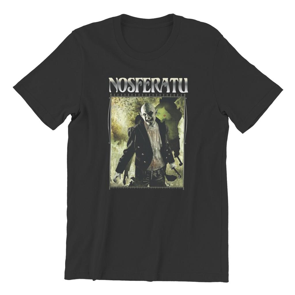 Vampire the Masquerade Clan Nosferatu Retro horror movie halloween scary TShirt for Men 100 cotton Printed tshirt Big Size