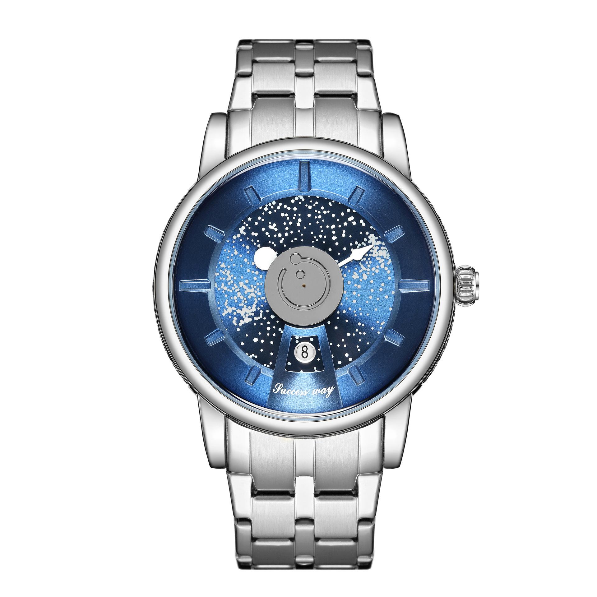 

Новые мужские часы кварцевые деловые часы Baby s Breath модные высококачественные мужские часы со стальным ремешком