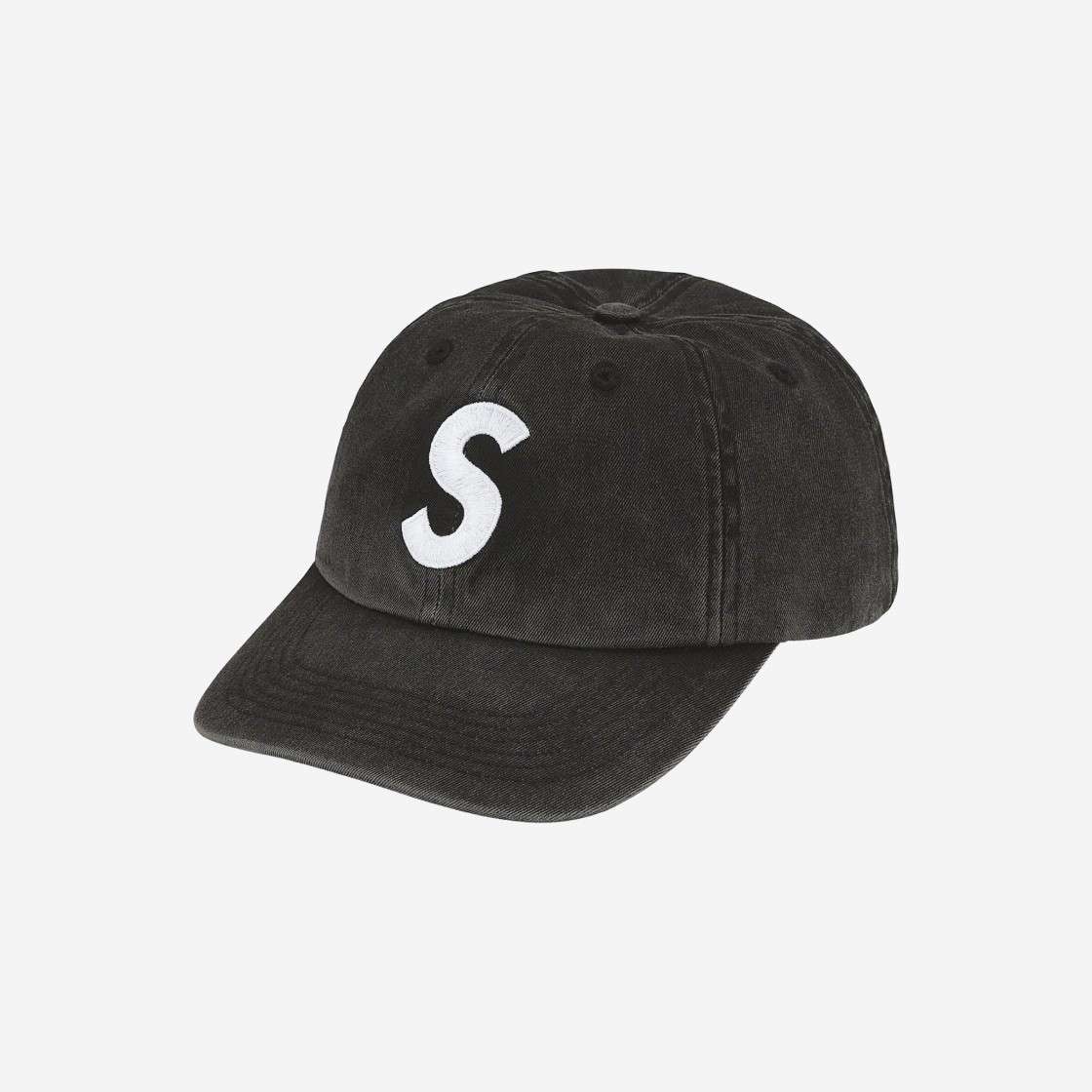 

Supreme Pigment Print S Logo 6 Panel Black 22FW -