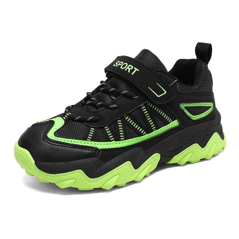 

Children s Boots For Boys Girls Non-slip Kids Comfortable Student Sport Shoes Lightweight Outdoor Sneakers Trainers Hiking Shoes 29 зелёный