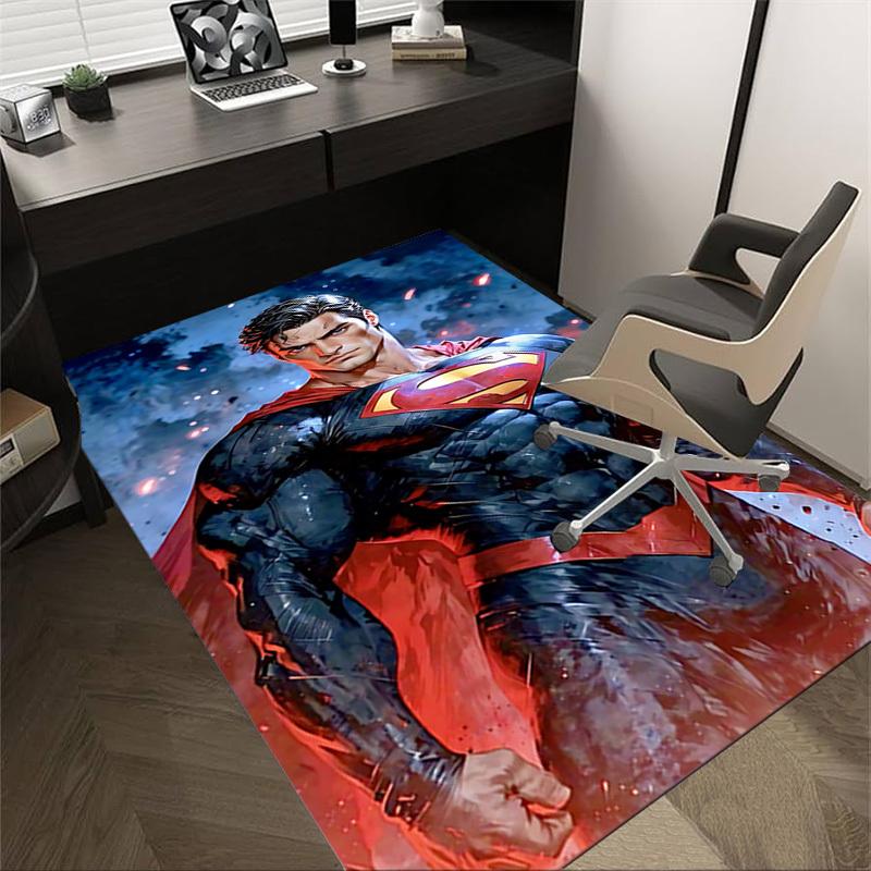 

1pc Brave Superman Carpet, for Home & Office Decor, Desk Chair Carpet, Festive GiftL1313 60cm by 90cm