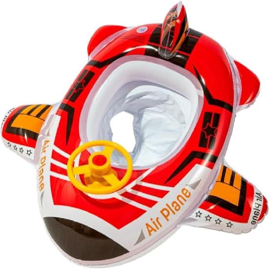 Cute Child Kids Inflatable Pool Float PVC Summer Swim Float Air Bed Lake Boat Swimming Floats with 2 Handles Surfing Raft Bodyboard Floating Mattress