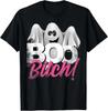 Boo Bitch Halloween Humor Distressed Style T-Shirt