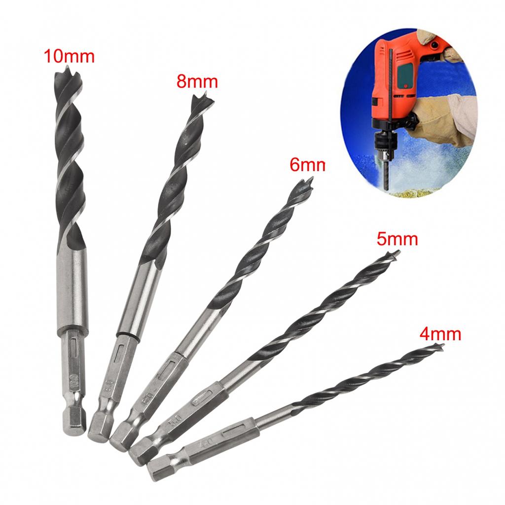Three-pointed Drill Bits /10mm /5mm /6mm Hex Shank