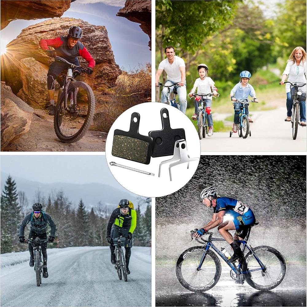 4 Pairs Bicycle Brake Pads, Brake Pads for B01s TRP Tektro Deore M315 M355 M365
