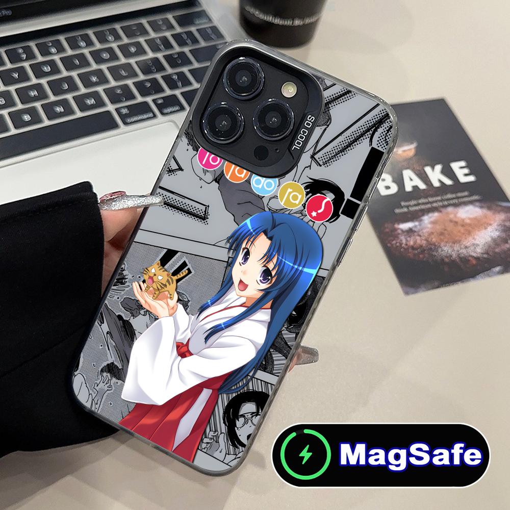 Toradora Kawashima Mobile Phone Case for iPhone 17 16 15 14 13 12 11 Air Pro Max Plus MagSafe Translucent Colorful Cover Pretty