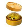 Simulation Essen Knödel Squishy Knetball Buntes Sensorisches Fidget Spielzeug mit Dampfgarer zur Stressbewältigung Heim-Schreibtisch-Dekoration Geschenk