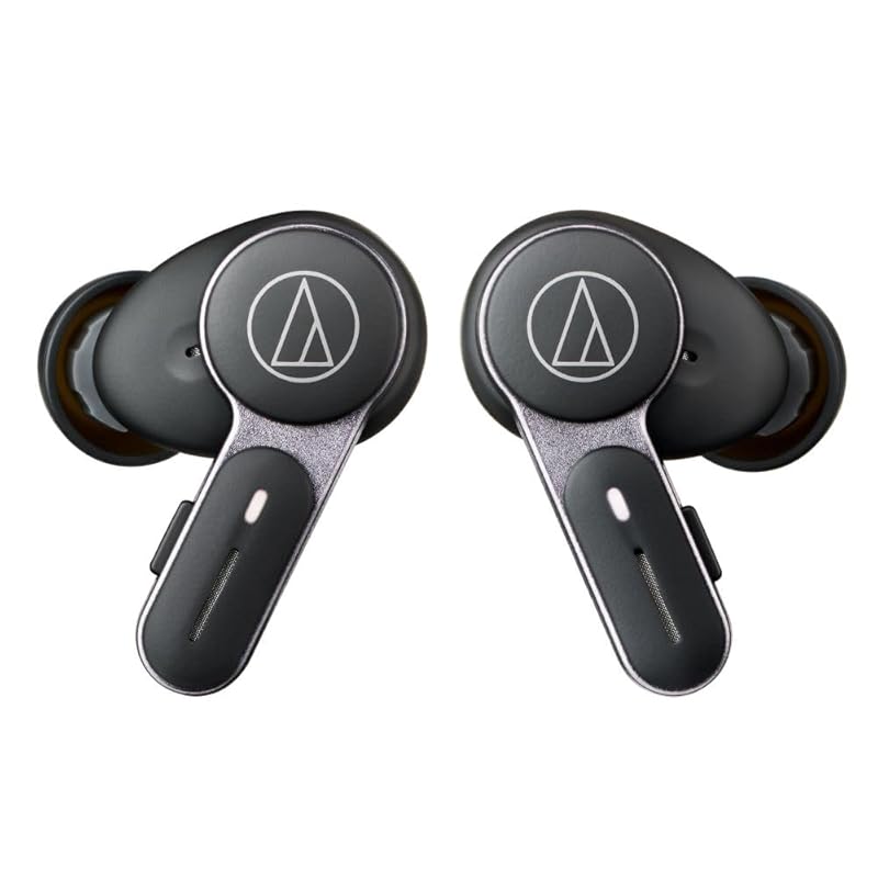 

audio technica ATH-TWX7 wireless earphones bluetooth noise canceling Plays up to about 20 hours Enhanced call quality Multi-point compatible noise