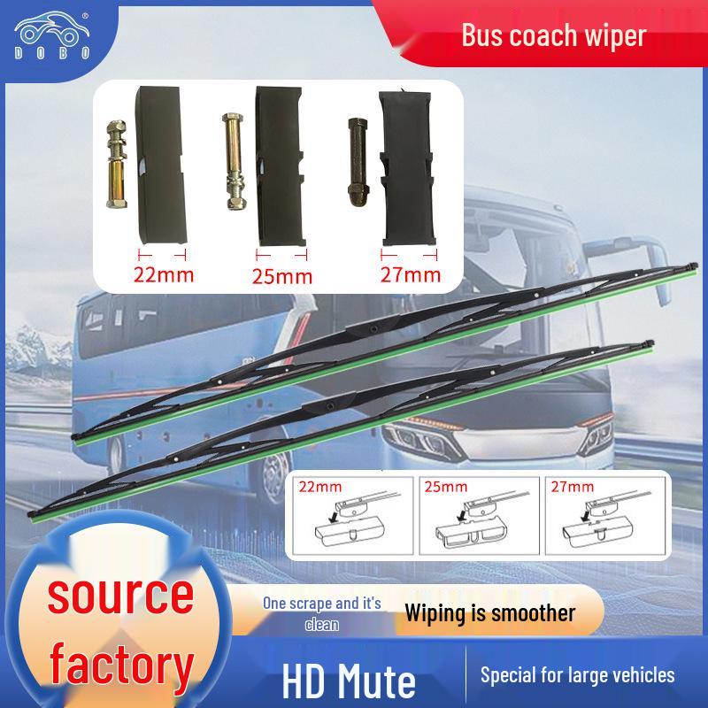 High-definition, Silent Windshield Wipers for Trucks, Buses, Minibuses, and Passenger Cars.