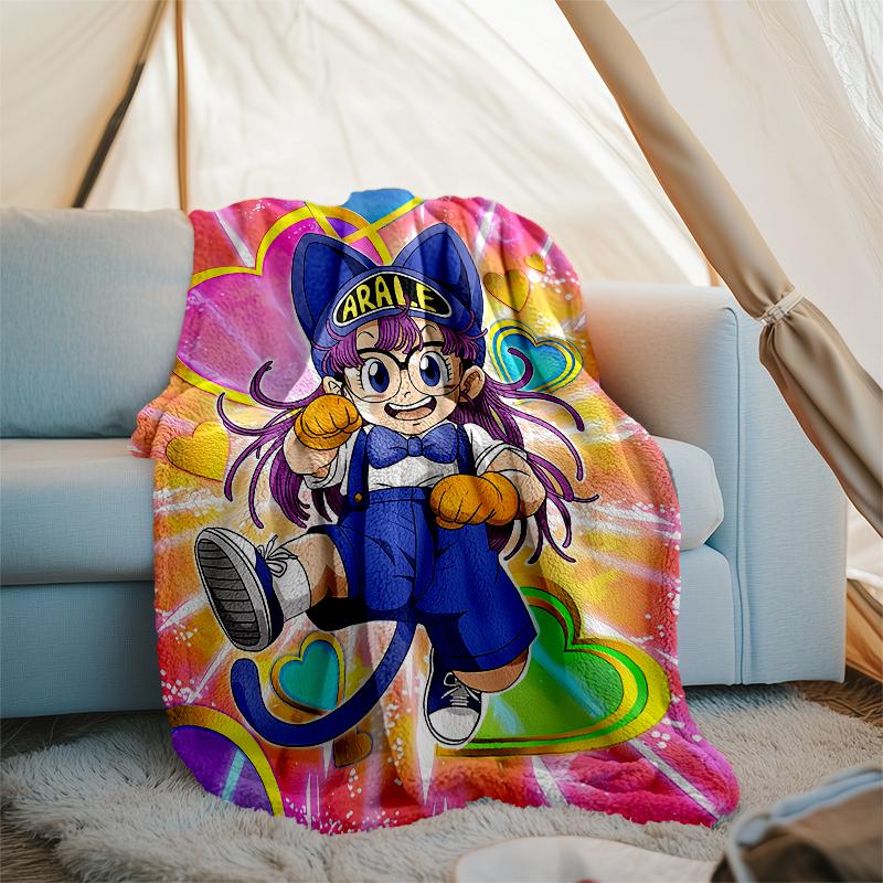 Arale Printed Throw Blanket—soft,warm;versatile Blanket for All Seasons—perfect As &air-conditioning Throw,nap Blanket