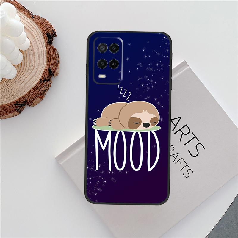 

Sloth Case For Oppo A60 A74 A94 A54 A18 A38 A58 A78 A98 A40 A80 A16 A76 A96 A15 A57S A17 A77 Cover OPPO A60 5G