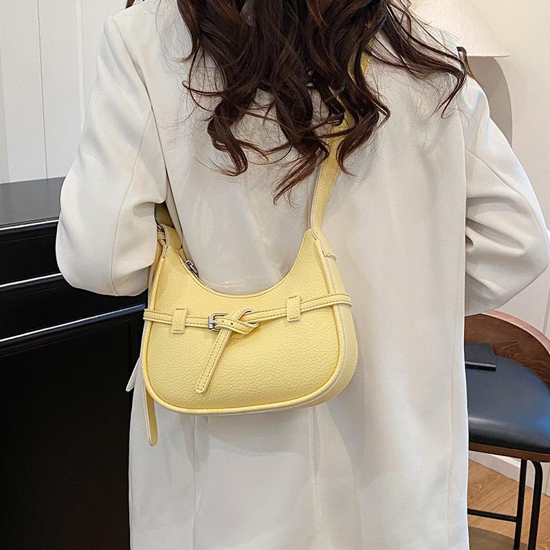 Popular Bags Women's New Fashion Niche Single Shoulder Armpit Bag High-end Dumpling Messenger Bag