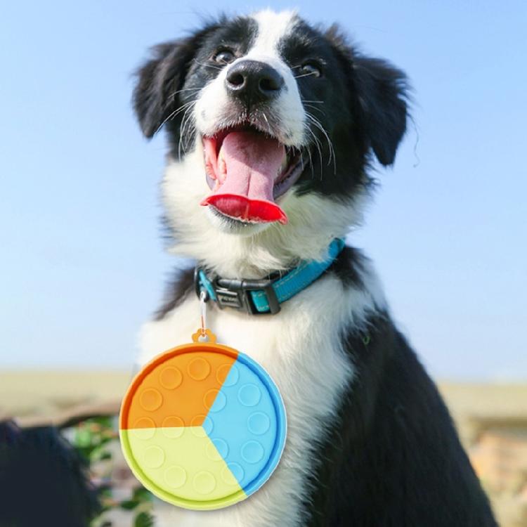 Foldable Silicone Bowl for Pet Outdoor Travel Bowl Dog Food Water Bowl 2pcs Portable Dog Bowl with Hook Cats Dishware
