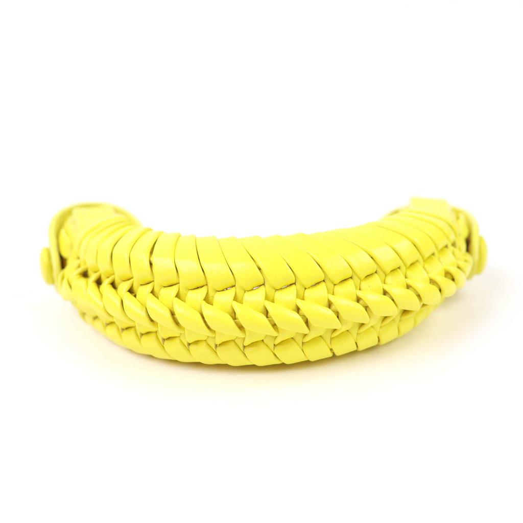 Great FENDI Peekaboo Leather Steering Wheel Cover yellow leather Women Used